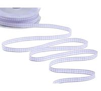 Furlanis - Ruban Quadretti, Ruban Décoratif pour l'Emballage, Faveurs, Cadeaux, Tissu Italien - Lilas, 6 mm x 25 m