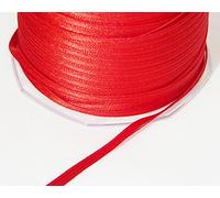 Furlanis - Ruban Satin Double Face avec Tirant Central, Tissu Italien - Bleu Clair Bébé, 3 mm x 100 m