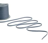 Furlanis - Ruban Satin Double Face, Tissu Italien - Bleu Avio, 3 mm x 50 m