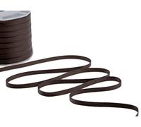 Furlanis - Ruban Satin Double Face, Tissu Italien - Cacao, 6 mm x 25 m