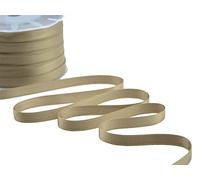 FURLANIS - Ruban Satin Double Face, Tissu Italien - Cannelle, 10 mm x 25 m