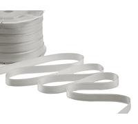 Furlanis - Ruban Satin Double Face, Tissu Italien - Gris Perle, 10 mm x 100 m