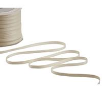 Furlanis - Ruban Satin Double Face, Tissu Italien - Ivoire, 6 mm x 25 m