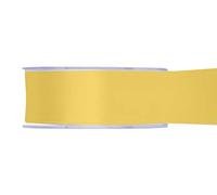 Furlanis - Ruban Satin Double Face, Tissu Italien - Jaune, 40 mm x 25 m