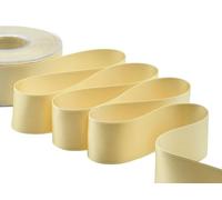 FURLANIS - Ruban Satin Double Face, Tissu Italien - Jaune Or, 40 mm x 25 m