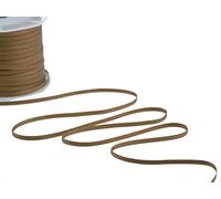 Furlanis - Ruban Satin Double Face, Tissu Italien - Marron, 3 mm x 50 m