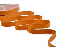 Furlanis - Ruban Satin Double Face, Tissu Italien - Orange, 16 mm x 25 m