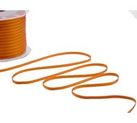 Furlanis - Ruban Satin Double Face, Tissu Italien - Orange, 3 mm x 100 m