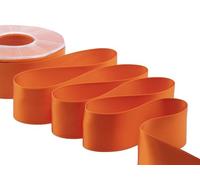 FURLANIS - Ruban Satin Double Face, Tissu Italien - Orange, 40 mm x 25 m