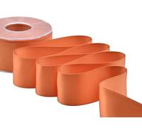 FURLANIS - Ruban Satin Double Face, Tissu Italien - Orange Pêche, 48 mm x 25 m