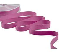 Furlanis - Ruban Satin Double Face, Tissu Italien - Rose Cyclamen, 16 mm x 25 m