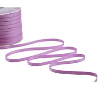 Furlanis - Ruban Satin Double Face, Tissu Italien - Rose Cyclamen Clair, 6 mm x 25 m