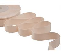 Furlanis - Ruban Satin Double Face, Tissu Italien - Rose Poudré, 25 mm x 25 m