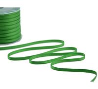 Furlanis - Ruban Satin Double Face, Tissu Italien - Vert Espérance, 6 mm x 25 m