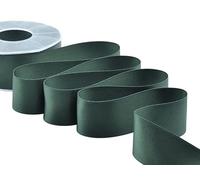 Furlanis - Ruban Satin Double Face, Tissu Italien - Vert Forêt, 40 mm x 25 m