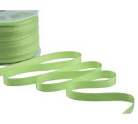 Furlanis - Ruban Satin Double Face, Tissu Italien - Vert Pomme, 10 mm x 25 m