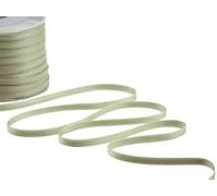 Furlanis - Ruban Satin Double Face, Tissu Italien - Vert Sauge, 6 mm x 25 m