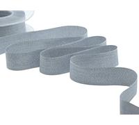 Furlanis - Ruban Smile Lamé, Ruban Décoratif pour l'Emballage, Faveurs, Tissu Italien - Bleu Foncé, 25 mm x 20 m