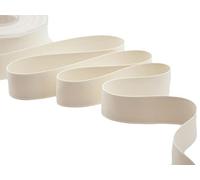 Furlanis - Satin Double Face Opaque, Ruban Décoratif pour l'Emballage, Faveurs, Tissu Italien - Ivoire, 25 mm x 20 m