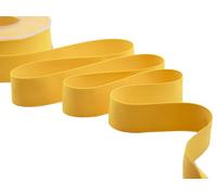 Furlanis - Satin Double Face Opaque, Ruban Décoratif pour l'Emballage, Faveurs, Tissu Italien - Jaune Soleil, 25 mm x 20 m