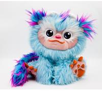 Furlings Animal interactif Rowan | Peluche Interactive 33 cm avec Plus de 80 réactions réalistes et Yeux animés | Jouet Doux idéal comme Cadeau pour Enfants et Filles 3+, Bleu