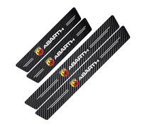FURLOU Auto Plinthes pour Abarth 595 Abarth 500 Abarth 124,Carbone Fibre Protecteur Seuil Porte Protection Portiere Voiture Accessoires Anti Rayure Armatures Caisse Pièces