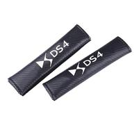 FURLOU Auto Rembourrage Ceinture Sécurité pour Citroen Ds4,Respirantes Confortables Voiture Coussinets Protection Aménagements Intérieurs,White