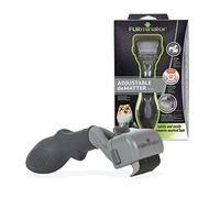 Furminator Brosse d’étrillage réglable - pour Chiens et Chats - Démêle Le Pelage en Douceur et en Toute sécurité, transparent