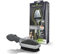 FURminator Brosse double-face - Peigne démêle, brosse lisse - Chiens et Chats - Sans Bisphénol A