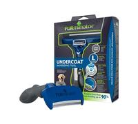 Furminator - Chien Poil Long L - Raseur Manuel Sécurité, Noir, Unisex-Adulte, Propriétaires de Chiens à Poil Long