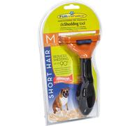 FURminator pour chiens à poils courts de taille moyenne, outil de soin deShedding