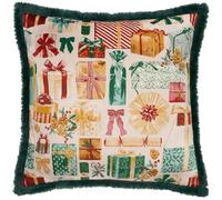 furn. All Wrapped Up Coussin Garni De Polyester (Émeraude - 50x50cm)
