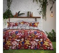 furn. Amanita Single Duvet Set, Redwood