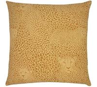 furn. Cheetah caché Plumes Coussin Rempli, Coton, Miel