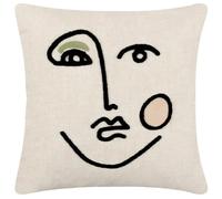 furn. Cleo Housse de Coussin 45 x 45 cm Rose/Vert