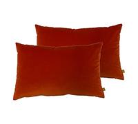 furn. Contra Twin Pack Polyester Rempli Coussins, Mandarine, 40 x 60cm