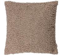 furn. Coussin en Polyester Yard Cabu - Texture bouclée scandinave Douce et épaisse (Taupe - 45x45cm)