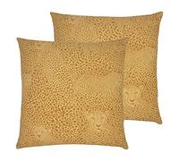 furn. Coussins Plume de Cheetah caché, Coton, Mon chéri, 50 x 50cm