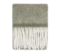 furn. Couverture Douillette Couverture tissée Douce et texturée avec Pompons (Vert - 140x180cm)