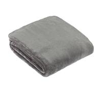 Furn. Couverture Polaire Harrow - Couverture en Flanelle Douce et Soyeuse pour lit ou canapé (Charbon de Bois - 140x180cm)
