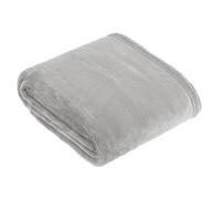 Furn. Couverture Polaire Harrow - Couverture en Flanelle Douce et Soyeuse pour lit ou canapé (Gris - 140x180cm)