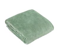 Furn. Couverture Polaire Harrow - Couverture en Flanelle Douce et Soyeuse pour lit ou canapé (Sauge - 140x180cm)