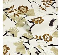 furn. Demoiselle Botanical Papier peint imprimé Naturel