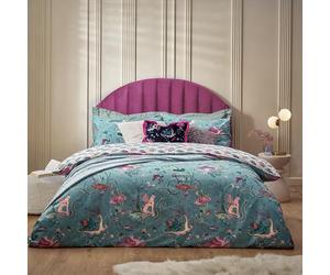 furn. Ensemble de Couette Mythologique Athena - Bleu Minéral - Double