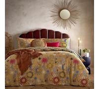 furn. Ensemble de Couette Réversible Ethereal Star - Rouille Dorée - Simple, Gold