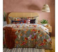 furn. Ensemble de Couette Réversible Festive La Vida - Multicolore - King