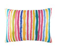 furn. Evans Lichfield Aquarelle Coussin rembourré en Polyester Motif Rayures Multicolore 43 x 33 cm