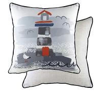 furn. Evans Lichfield Coussin Garni de Plumes Multicolore 43 x 43 cm