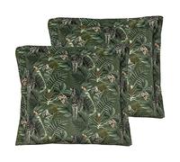 furn. Evans Lichfield Homeara Coussins remplis de Plumes de Plume (Paquet jumeau), Polyester, zèbre