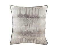 furn. Evans Lichfield Inca Housse de Coussin Gris Acier 56 x 56 cm